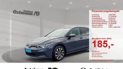 Delfingrau metallic Gebraucht 2022 VW Golf Active Limousine | 24.448 € (Fairer Preis)
