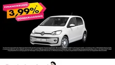 Weiß Gebraucht 2021 VW up! move up! Kleinwagen | 10.777 € (Fairer Preis)