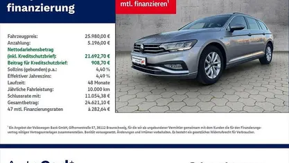 Silber Gebraucht 2022 VW Passat Business Kombi | 25.980 € (Fairer Preis)