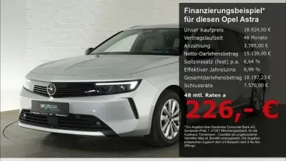 Używany Opel Astra Elegance 131 KM (96 kW) 2023 Srebrny Hatchback