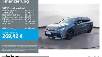 Diabasgrau metallic Gebraucht 2025 VW Passat R-line Kombi | 41.460 € (Guter Preis)