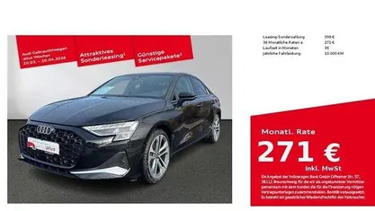 Gebraucht Audi A3 Advanced Plus 116 PS (85 kW) 2025 Mythosschwarz metallic Limousine