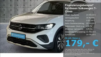 Usata VW T-Cross Goal 116 CV (85 kW) 2025 Bianco SUV