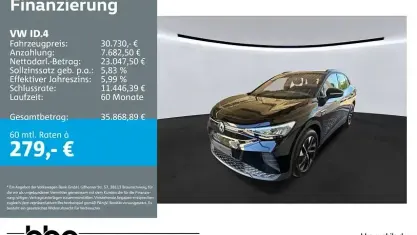 Gebraucht VW ID.4 Pro 150 kW (204 PS) 2023 Schwarz SUV