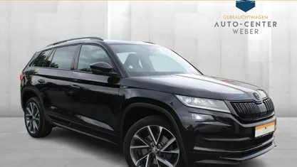 Schwarz (metallic) Gebraucht 2019 Skoda Kodiaq SportLine SUV | 28.480 € (Fairer Preis)