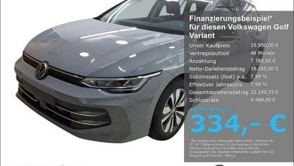 Käytetty VW Golf VIII Goal 116 HP (85 kW) 2025 Harmaa Farmari