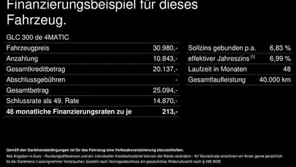 Gebraucht Mercedes GLC300e 306 PS (225 kW) 2021 Graphitgrau SUV