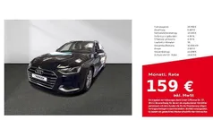 Mythosschwarz metallic Gebraucht 2022 Audi A4 Advanced Plus Kombi | 26.480 € (Fairer Preis)