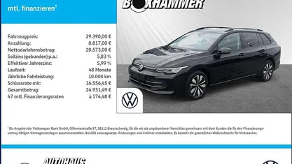 Schwarz Gebraucht 2025 VW Golf VIII Goal Kombi | 29.390 € (Guter Preis)
