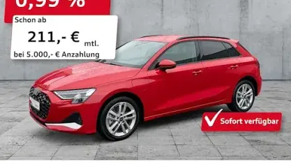 Gebraucht Audi A3 Advanced 204 PS (150 kW) 2025 Progressivrot metallic Limousine