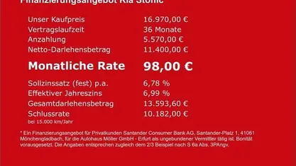 Gebraucht Kia Stonic Vision 84 PS (61 kW) 2023 Weiss SUV