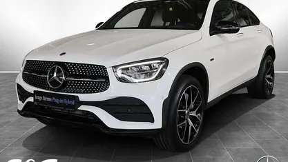 Unilack polarweiß Gebraucht 2021 Mercedes GLC300e AMG Coupé | 46.930 € (Fairer Preis)