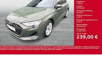 Gebraucht Audi A3 Ambiente 150 PS (110 kW) 2024 Limousine