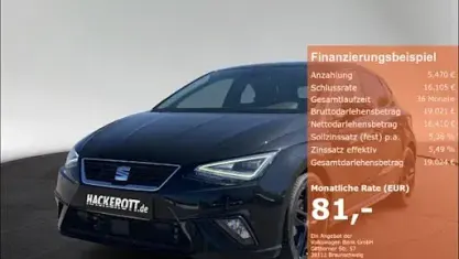Gebraucht Seat Ibiza Black Edition 110 PS (80 kW) 2024 Schwarz Kleinwagen