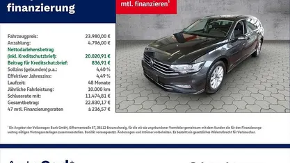 Grau Gebraucht 2022 VW Passat Business Kombi | 23.980 € (Fairer Preis)