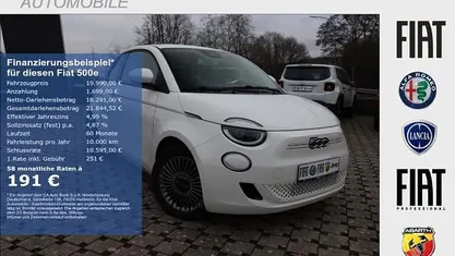 Weiss Gebraucht 2022 Fiat 500e Icon Kleinwagen | 19.990 € (Fairer Preis)