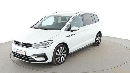Gebraucht VW Touran Highline 2019 Weiß Van / Kleinbus