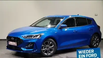 Gebraucht Ford Focus ST-Line X 125 PS (91 kW) 2025 Blau, desert island blue metallic Limousine