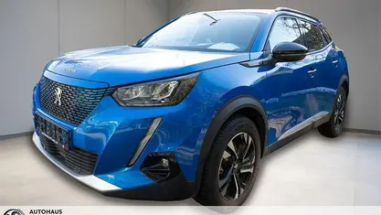 Gebraucht Peugeot e-2008 Allure 100 kW (136 PS) 2022 Blau SUV