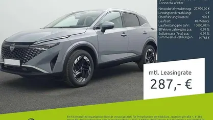 Ceramic grey/black Neu 2025 Nissan Qashqai N-Connecta SUV | 27.990 € (Superpreis)
