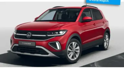 Nowe VW T-Cross Life 116 KM (85 kW) 2026 Czerwony SUV