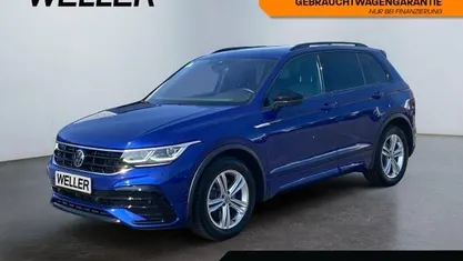 Blau Gebraucht 2022 VW Tiguan R-line SUV | 31.900 € (Guter Preis)