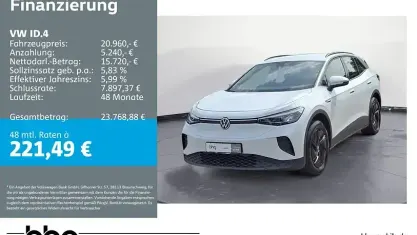 Gebraucht VW ID.4 Pure 108 kW (148 PS) 2022 Weiß SUV