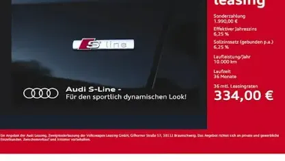 Usata Audi A4 S-Line 204 CV (150 kW) 2023 Nero Station wagon