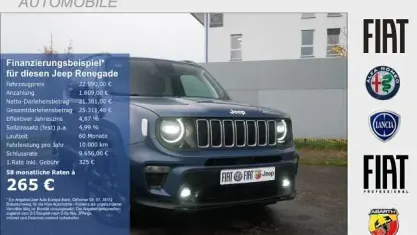 Begagnad Jeep Renegade 131 HK (96 kW) 2024 Blå SUV