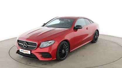 Brugt Mercedes E220 AMG line 194 HK (142 kW) 2020 Rød Coupe