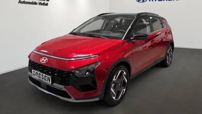 Dragon red/ phantom black / mi Neu 2025 Hyundai Bayon Prime SUV | 26.190 € (Fairer Preis)