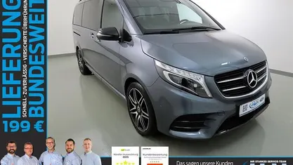 Flintgrau metallic Gebraucht 2018 Mercedes V250 AMG line Van / Kleinbus | 41.440 € (Fairer Preis)