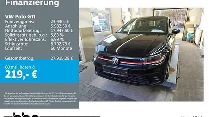 Gebraucht VW Polo GTI 207 PS (152 kW) 2023 Kleinwagen