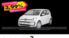 Weiss Gebraucht 2021 VW up! move up! Kleinwagen | 9.977 € (Fairer Preis)