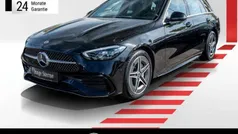 Metalliclack obsidianschwarz Gebraucht 2024 Mercedes C220 AMG Kombi | 39.790 € (Superpreis)