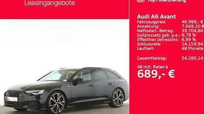 Schwarz Gebraucht 2023 Audi A6 Sport Kombi | 46.988 € (Fairer Preis)