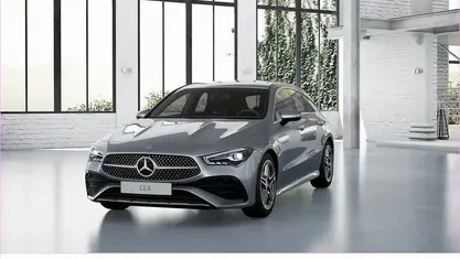 Lack hightechsilber Gebraucht 2025 Mercedes CLA250e Shooting Brake AMG Kombi | 38.480 € (Fairer Preis)