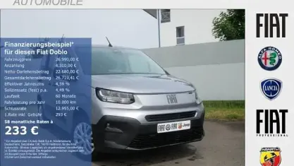 Neu Fiat Doblò Comfort 131 PS (96 kW) 2026 Maestro grau metallic Van / Kleinbus