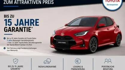 Neu Toyota Yaris 116 PS (85 kW) 2026 Rot Kleinwagen