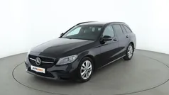 Schwarz Gebraucht 2021 Mercedes C220 AMG line Kombi | 25.450 € (Guter Preis)