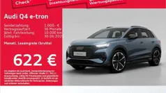 Geysirblau metallic Neu 2024 Audi Q4 e-tron S-Line SUV | 55.521 € (Fairer Preis)