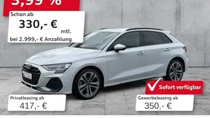 Gebraucht Audi A3 S-Line 204 PS (150 kW) 2025 Gletscherweiß metallic Limousine