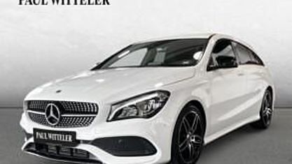 Gebraucht Mercedes CLA200 Shooting Brake AMG line 156 PS (114 kW) 2019 Unilack polarweiß Kombi