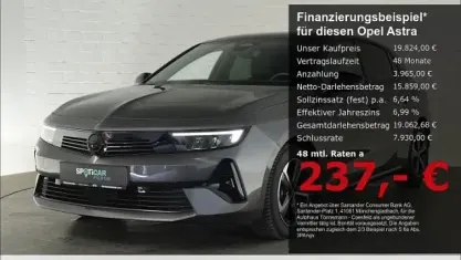 Gebraucht Opel Astra 131 PS (96 kW) 2024 Grau Kleinwagen