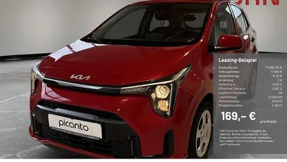 Neu Kia Picanto Edition 7 63 PS (46 kW) 2026 Rot Kleinwagen