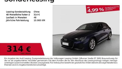 Navarrablau metallic Gebraucht 2025 Audi A3 S-Line Limousine | 33.880 € (Guter Preis)