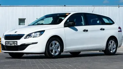 Gebraucht Peugeot 308 Access 110 PS (80 kW) 2014 Lack weiss banquise/deckende l Kombi