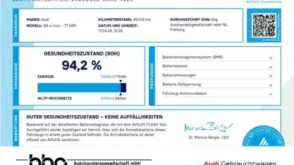 Usata Audi Q4 e-tron Ambiente 194 kW (265 CV) 2023 Grigio SUV