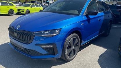 Gebraucht Skoda Scala Monte Carlo 150 PS (110 kW) 2025 Race blau metallic Kleinwagen