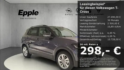 Grau Neu 2025 VW T-Cross Life SUV | 27.690 € (Guter Preis)
